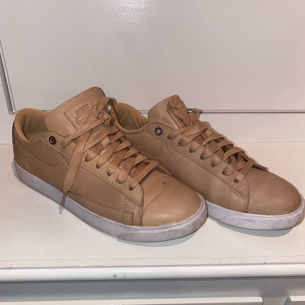 Tan Nike Court Sneakers